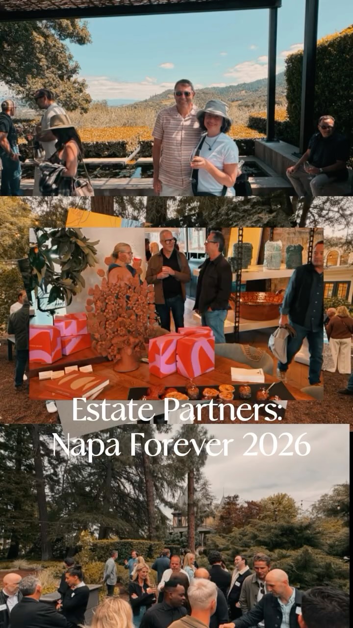 Estate Partners Annual Retreat in Napa, surrounded by inspiration and great company.